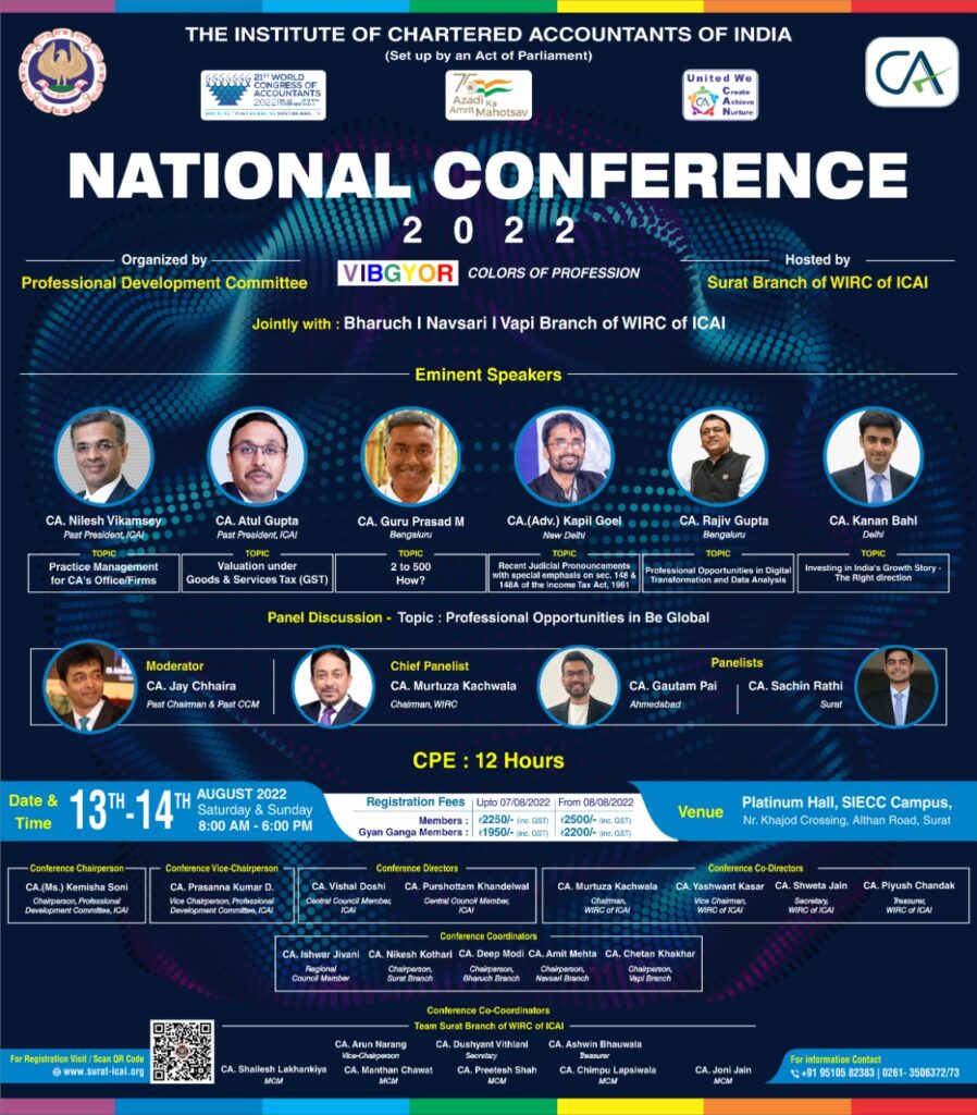 National Conference 2022 Surat ICAI